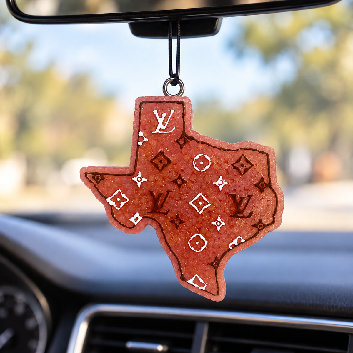 LV Inspired Texas Car Freshie