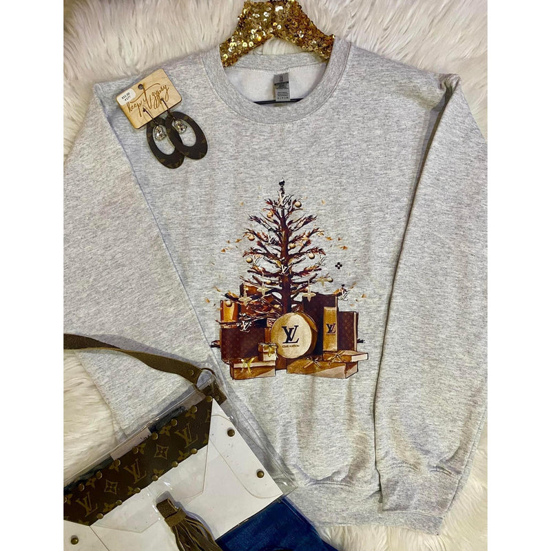 Luxury Christmas Tree Sweatshirt