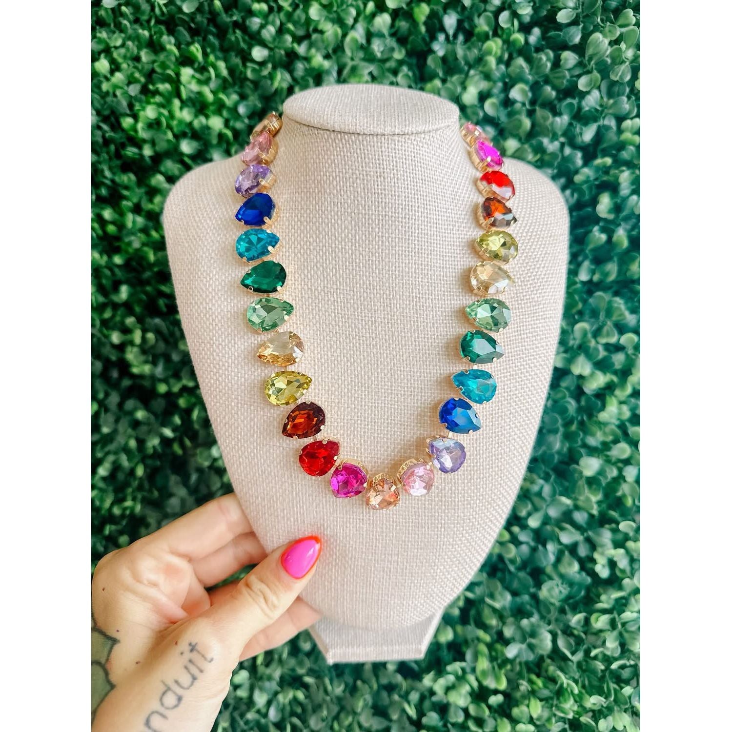 Jewel Candy Multicolor Statement Necklace