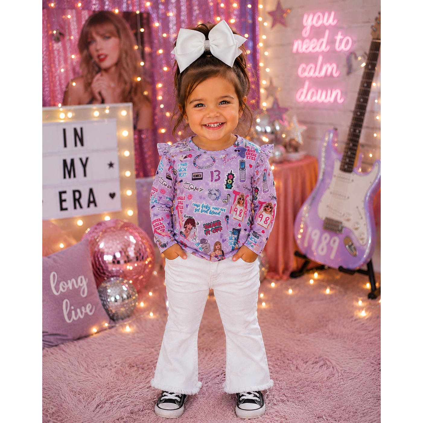 Swiftie Mesh Long Sleeve Top