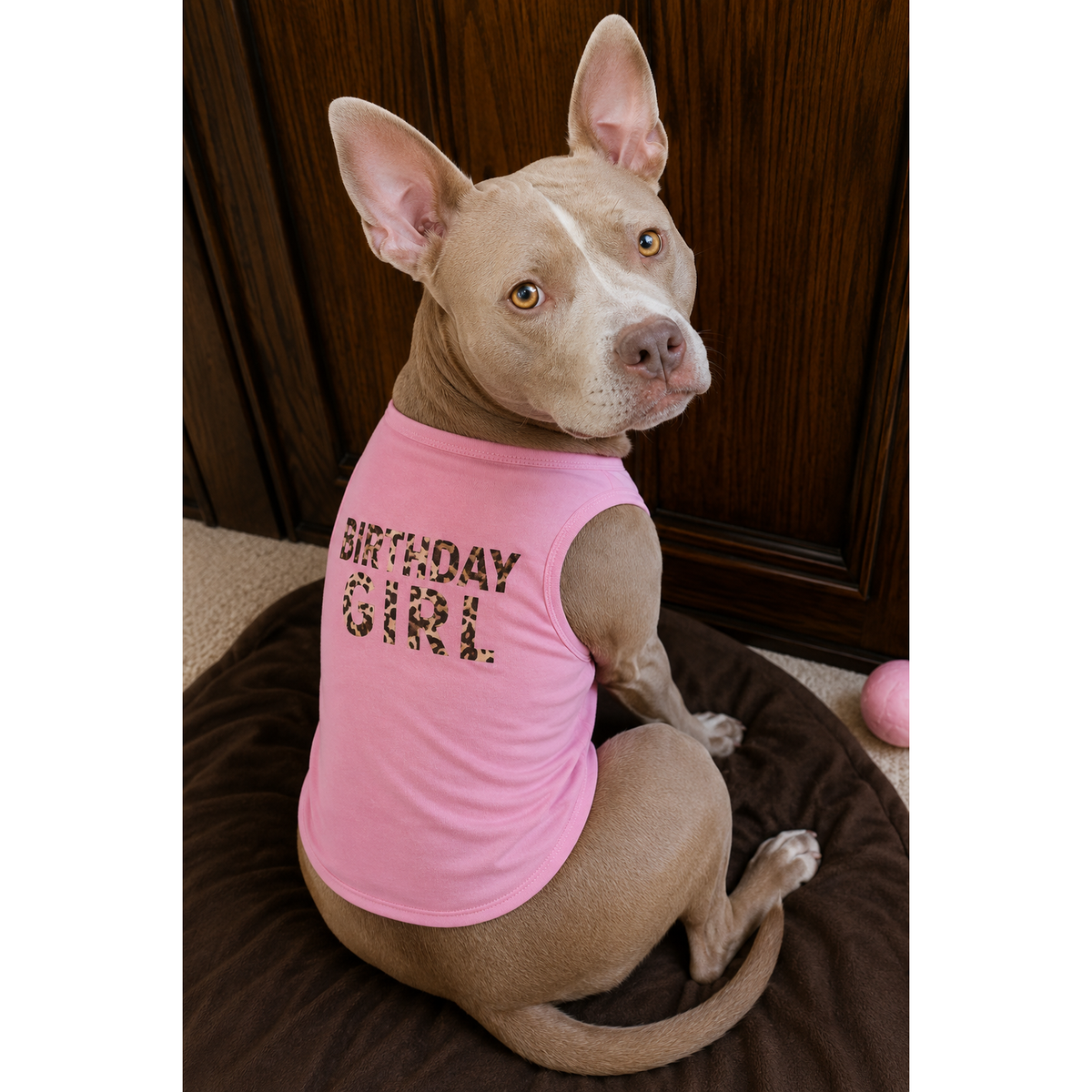 Birthday Girl Dog Tank & Black Tutu Set
