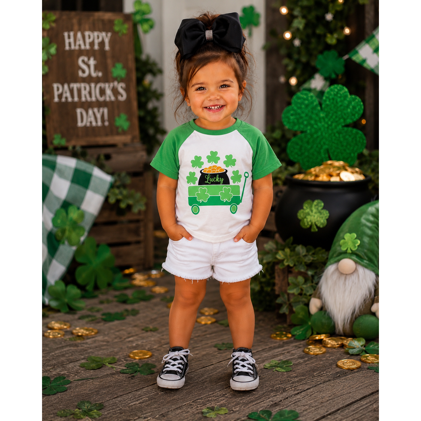 Lucky Wagon St. Patrick’s Tee for Kids