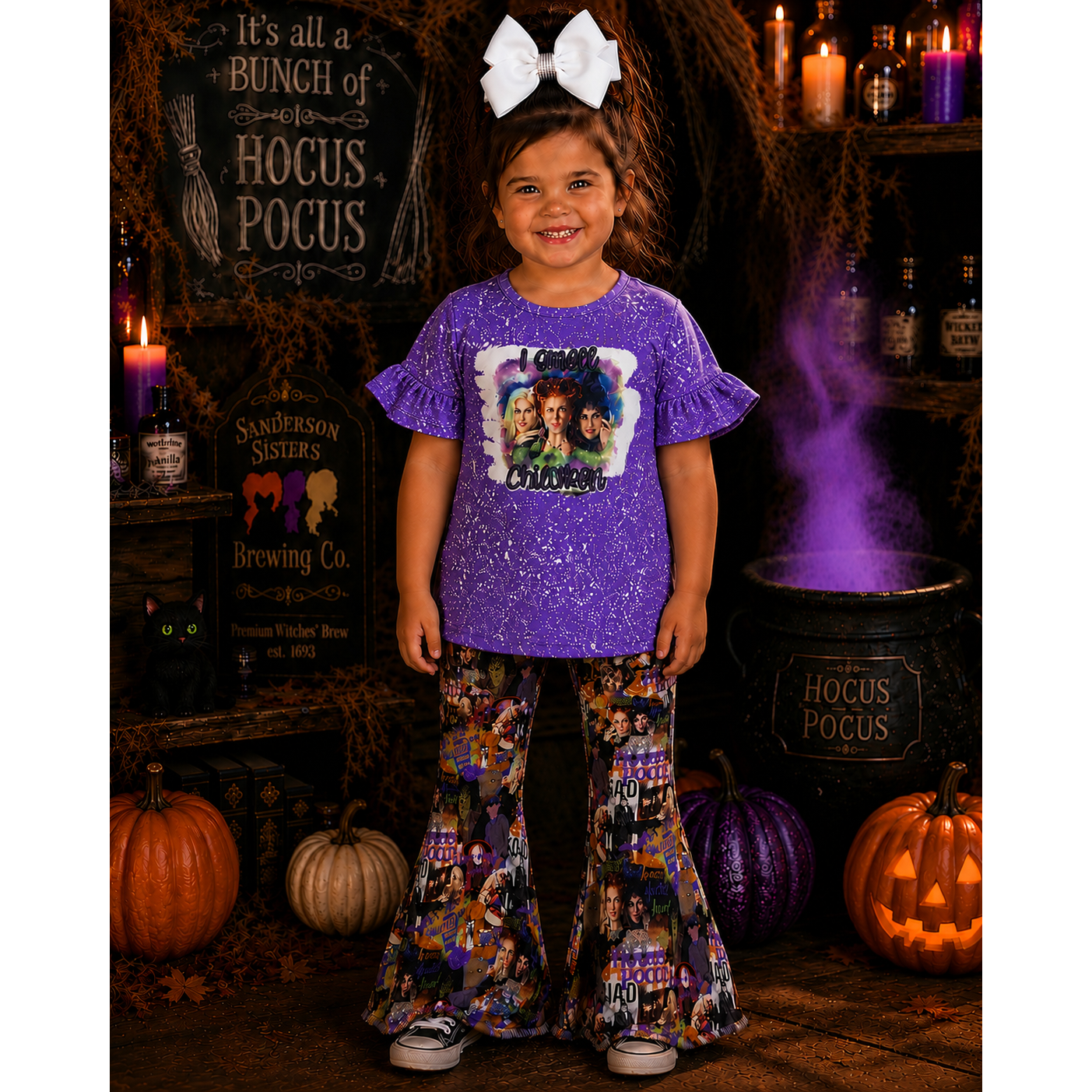 Girl's Hocus Pocus Squad Bells Set