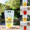 Funny Reusable Drink Pouches with Straw