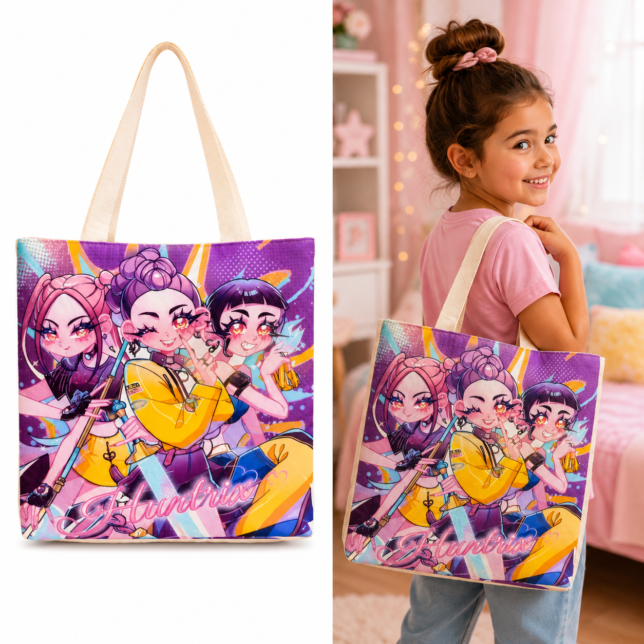 K-pop Demon Hunters Graphic Tote Bag