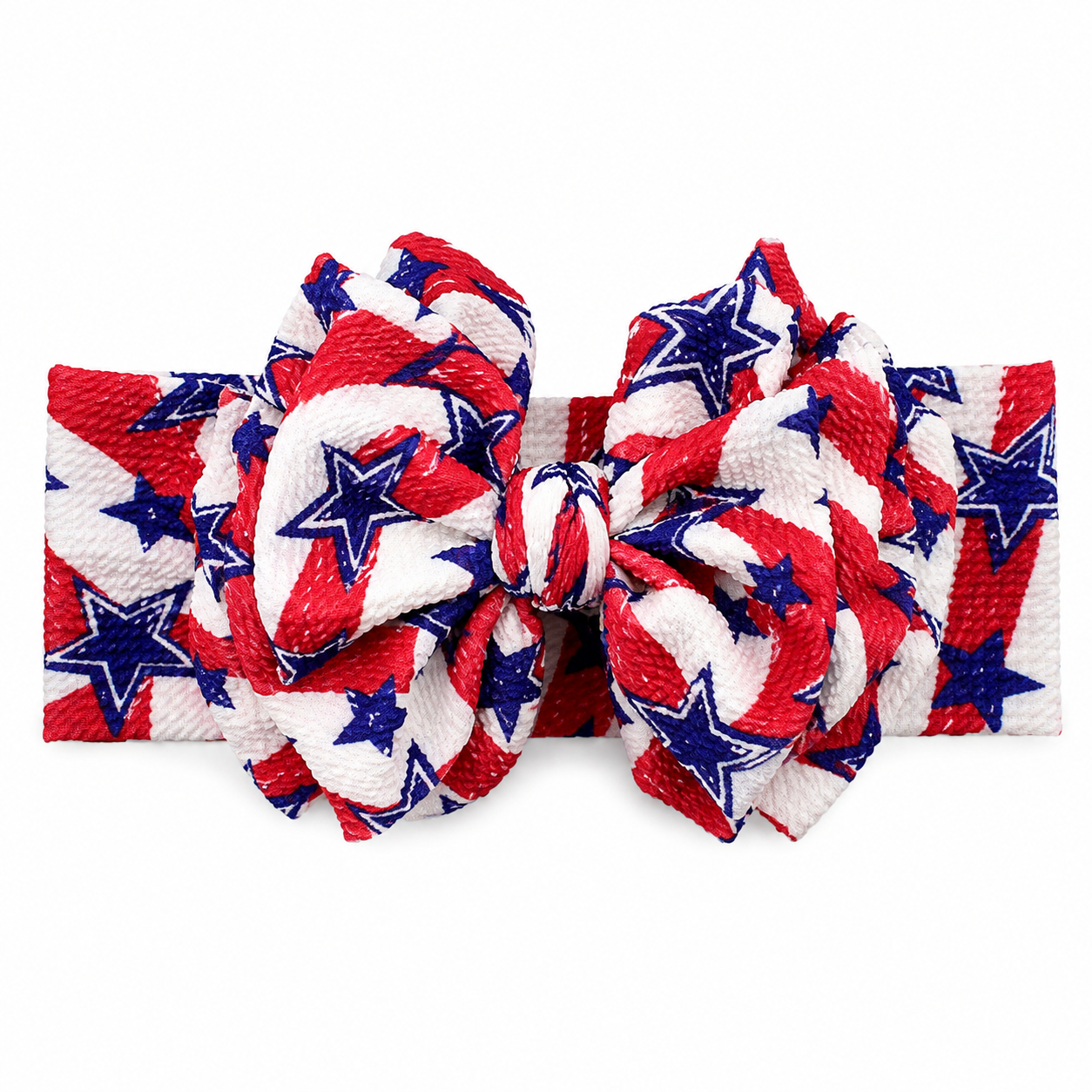 Girls Stars & Stripes Big Tassel Headband – Infant to Toddler