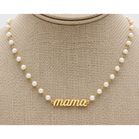 Mama Pearl Charm Necklace