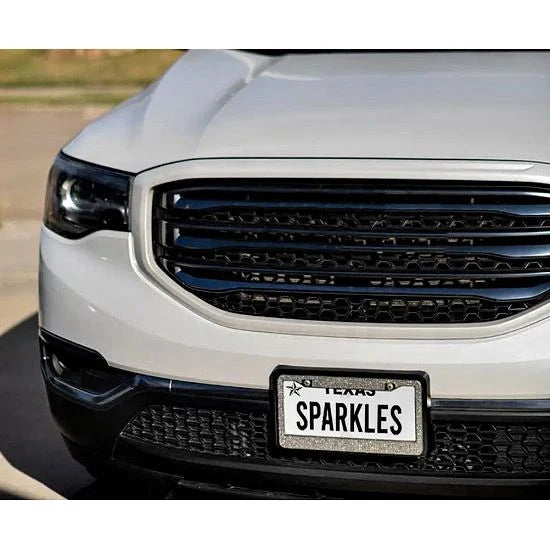 Double Bling Rhinestone License Plate Frames (Set of 2)