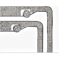 Double Bling Rhinestone License Plate Frames (Set of 2)