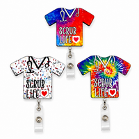 Scrub Life Acrylic Badge Reel Holder