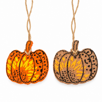 Triple-Scented Leopard Pumpkin with Sunflower Car Freshie