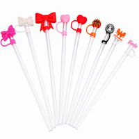 Silicone Straw Toppers Fits Standard Straws