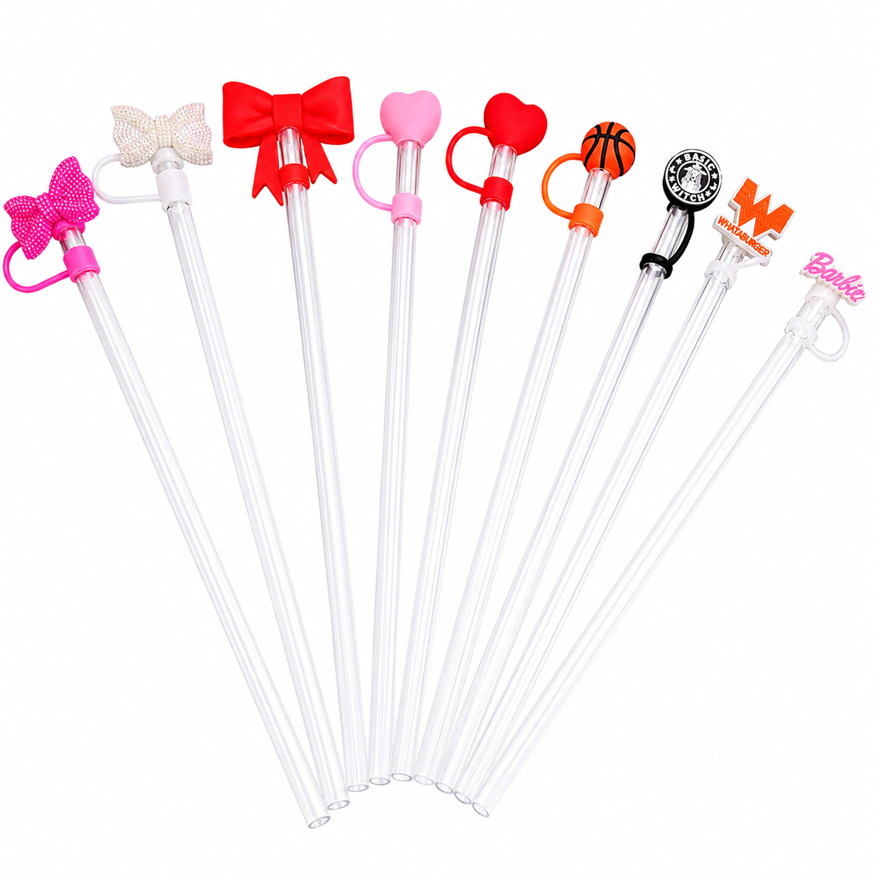 Silicone Straw Toppers Fits Standard Straws