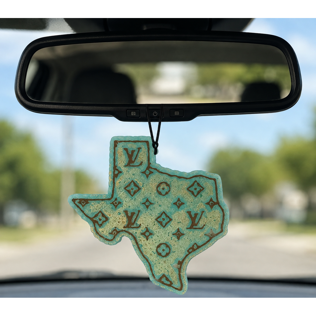 LV Inspired Texas Car Freshie