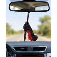 Red Glitter High Heel Freshie