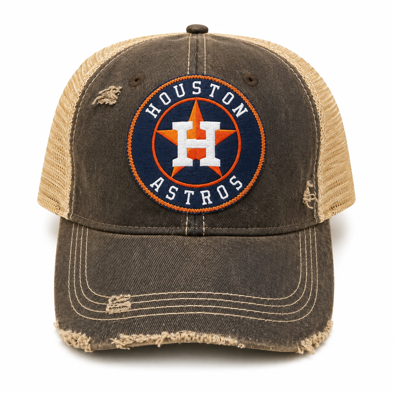 Houston Astros Distressed Trucker Caps