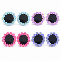 Girls Floral Flower Frame Sunglasses
