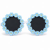 Girls Floral Flower Frame Sunglasses