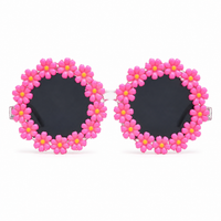 Girls Floral Flower Frame Sunglasses