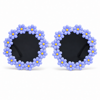 Girls Floral Flower Frame Sunglasses