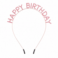 Happy Birthday Rhinestone Headband