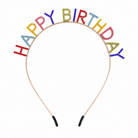 Happy Birthday Rhinestone Headband