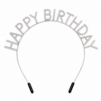 Happy Birthday Rhinestone Headband