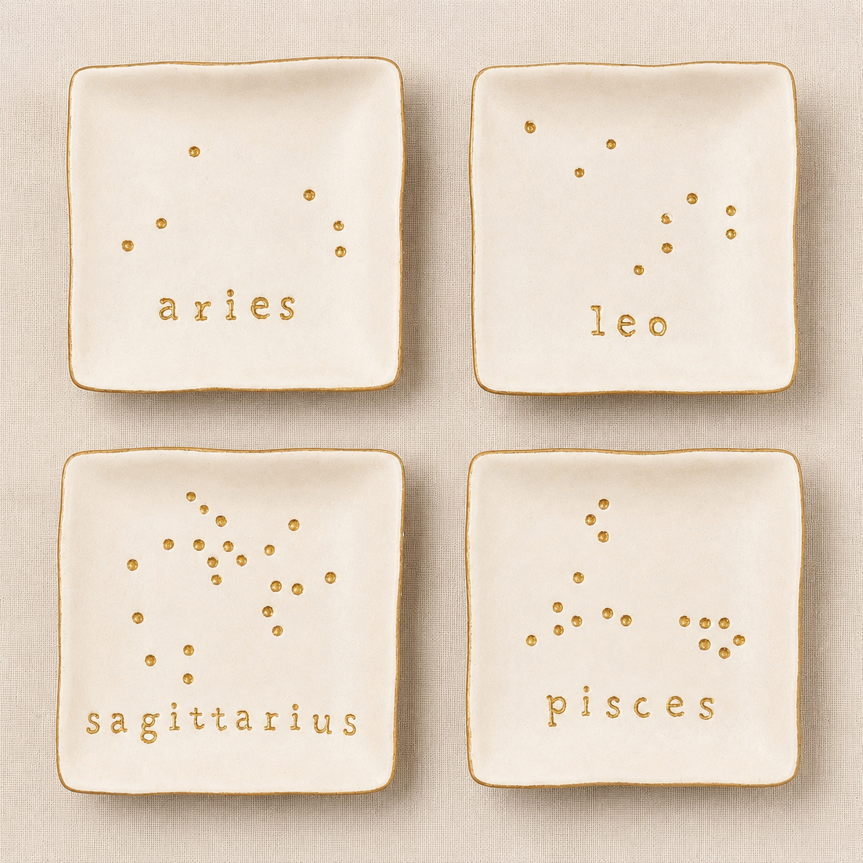Zodiac Ceramic Trinket Dish