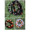 Halloween Sugar Skull Beaded Bracelet Set – 3 Stretchy Bracelets