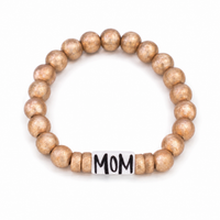 Matte Gold Affirmation Bracelet