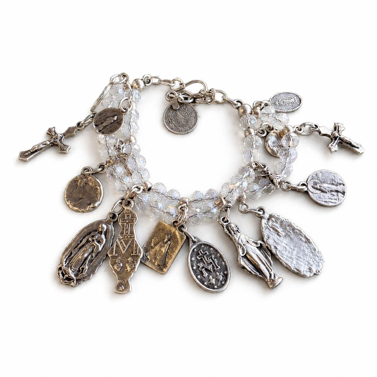 Sacred Charm Double Strand Bracelet