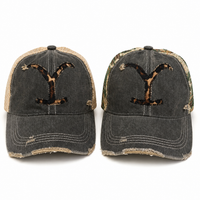 Yellowstone Leopard Y Trucker Cap