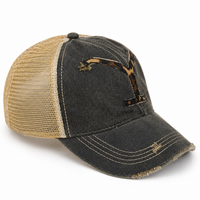 Yellowstone Leopard Y Trucker Cap