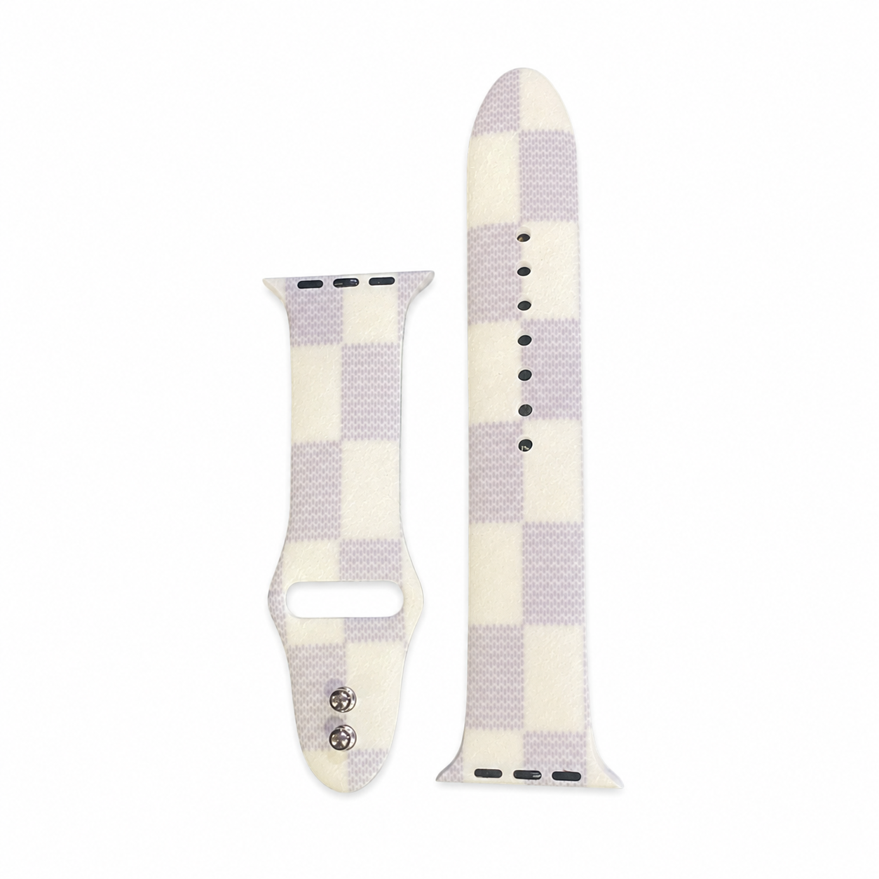 Designer Inspired Checkered Apple Watch Band