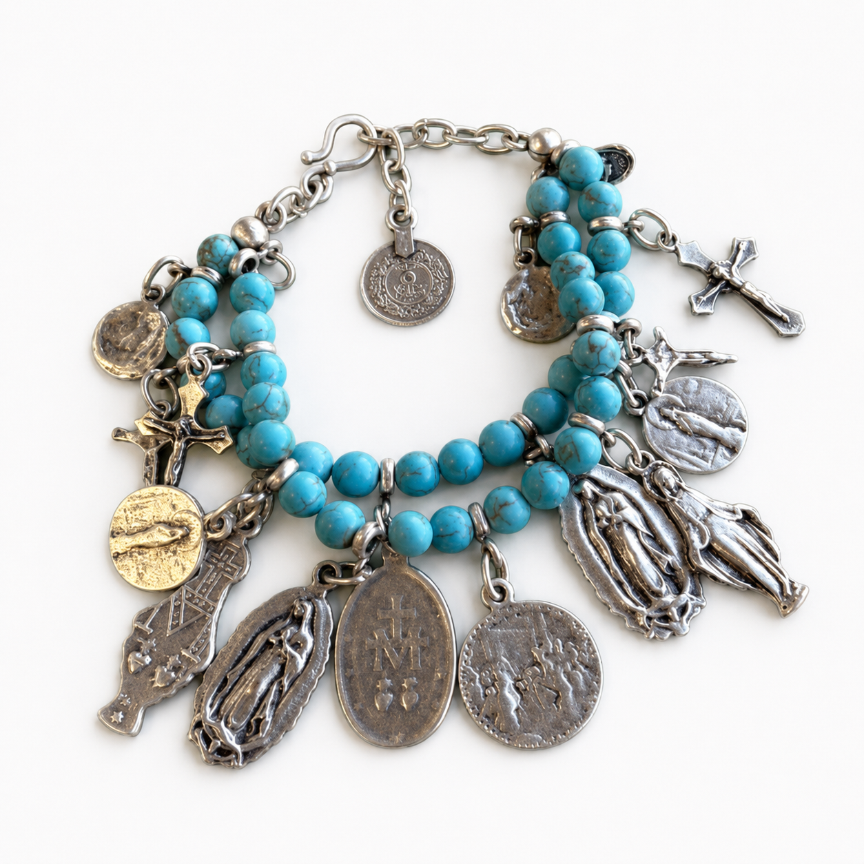 Turquoise Sacred Charm Bracelet