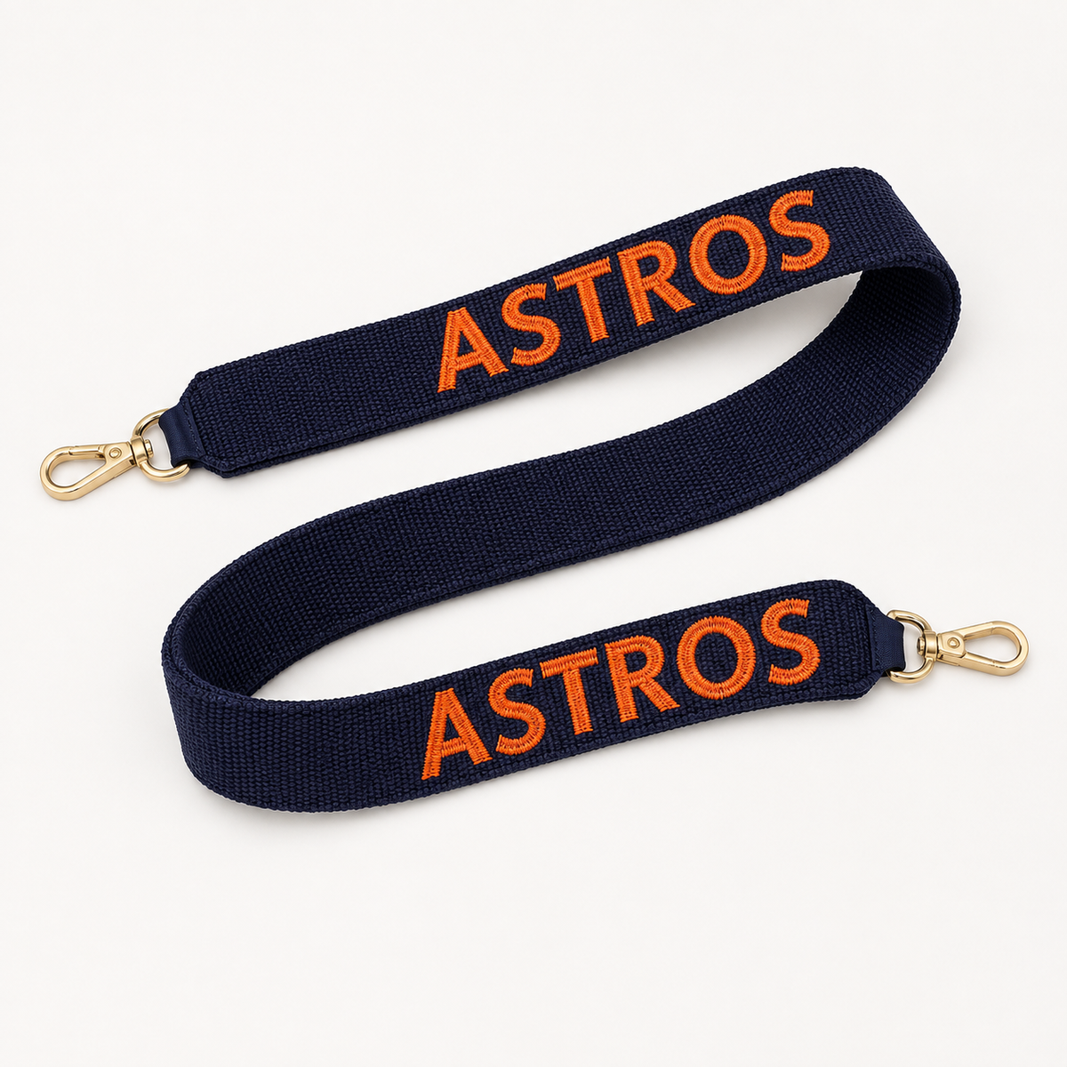 Houston Astros Beaded Purse Strap - Navy & Orange