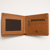 Men's Embossed American Flag RFID Leather Wallet