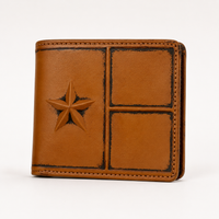 Men's Genuine Leather Lone Star RFID Wallet