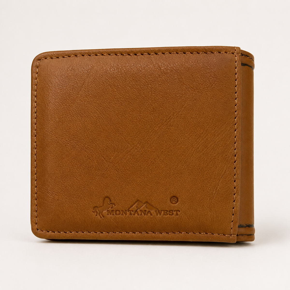 Men's Genuine Leather Lone Star RFID Wallet