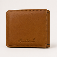 Men's Genuine Leather Lone Star RFID Wallet