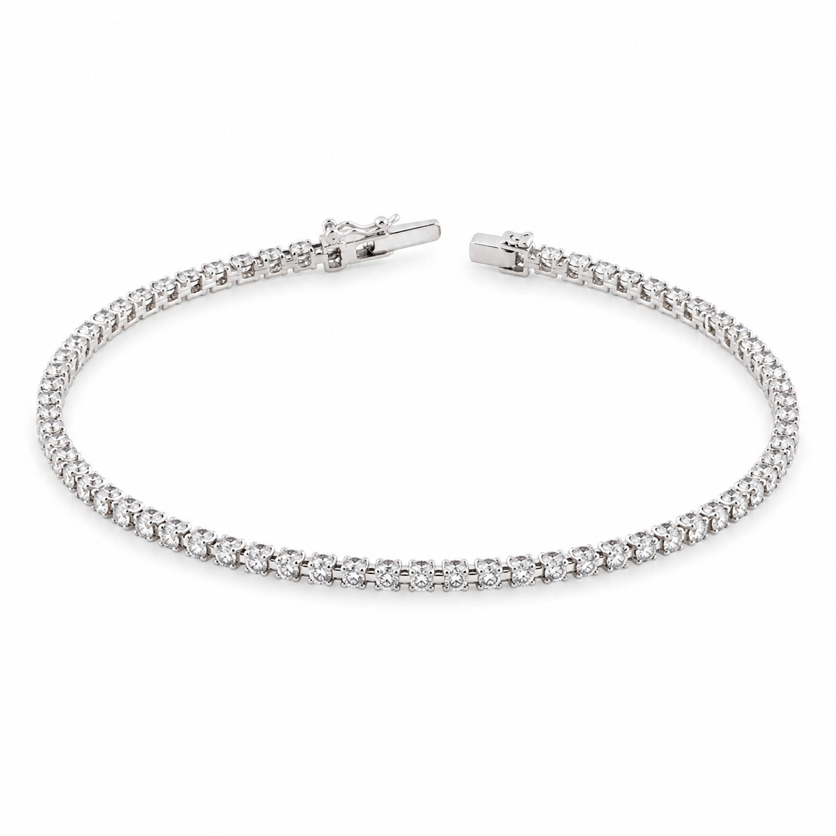 Chloe's Waterproof Rhinestone Tennis Bracelet