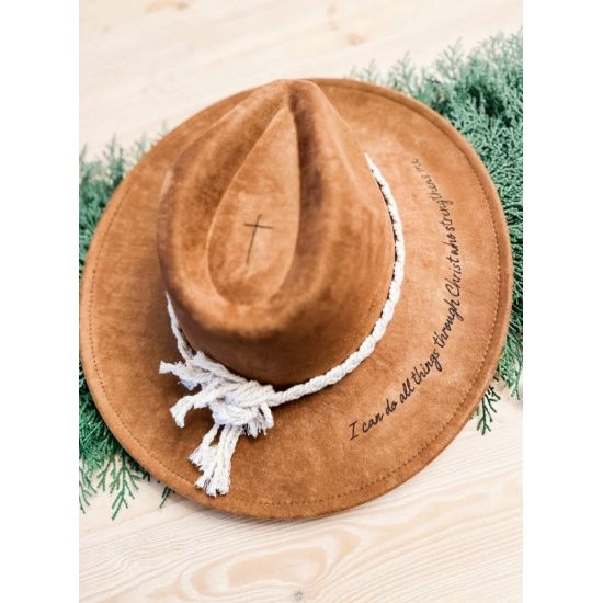 I Can Do All Things Scripture Rancher Hat