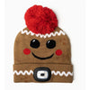 Holiday Light-Up LED Pom Beanies for Girls (Age 6+)