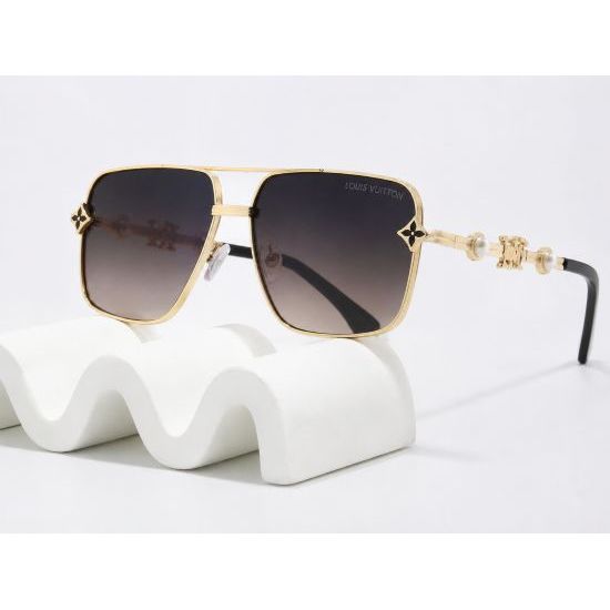 Oversized Luxe Gradient Aviator Sunglasses
