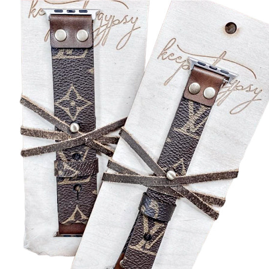 Keep it Gypsy Upcycled LV Apple Watchband