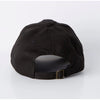 Leopard “Blessed” Embroidered Black Baseball Cap