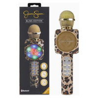 Jessica Simpson Brown Leopard Bling Karaoke Microphone