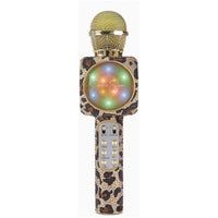 Jessica Simpson Brown Leopard Bling Karaoke Microphone