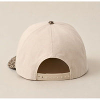 Texas Embroidery Leopard Two-Tone Cap