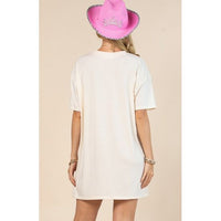 Long Live Cowboys Rodeo Graphic T-Shirt Dress